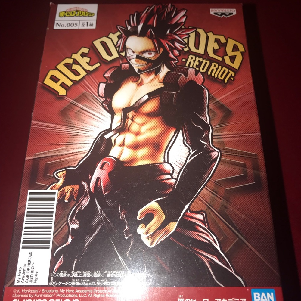 My hero academia Red Riot figure